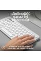 Logitech K380S Pebble Keys 2 Çoklu Cihaz Özellikli Bluetooth Türkçe Q Klavye - Beyaz