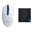 Logitech G305 Beyaz Kablosuz Gaming Mouse ve OEM Mouse Pad 40x30 cm