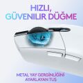 Logitech G305 Beyaz Kablosuz Gaming Mouse ve OEM Mouse Pad 40x30 cm