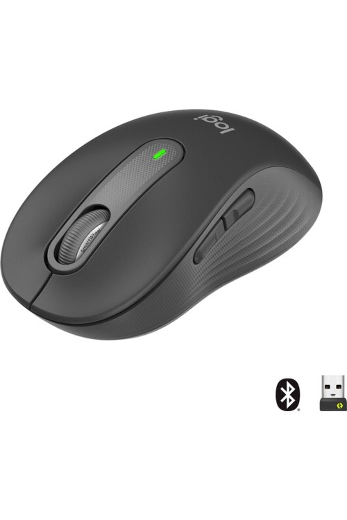 Logitech Signature M650 Küçük ve Orta Boy Sağ El Için Sessiz Kablosuz Mouse, Siyah 910-006253