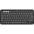 Logitech K380s Pebble Keys 2 Çoklu Cihaz Özellikli Bluetooth Türkçe Q Klavye - Siyah