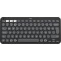 Logitech K380s Pebble Keys 2 Çoklu Cihaz Özellikli Bluetooth Türkçe Q Klavye - Siyah
