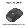Logitech M240 Sessiz Kompakt Kablosuz Bluetooth Mouse - Siyah