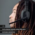 Logitech Astro A10 Kablolu Playstation Için Oyuncu Kulaklığı, Siyah