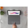 Logitech Combo Touch iPad 10. Nesil ile Uyumlu Klavyeli Tablet Kılıfı - Gri