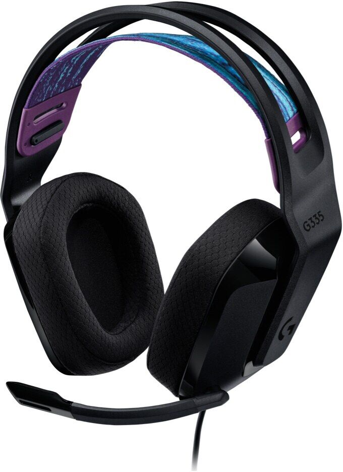 Logitech G335 Kablolu Kulak Üstü Oyuncu Kulaklığı - Siyah 981-000978
