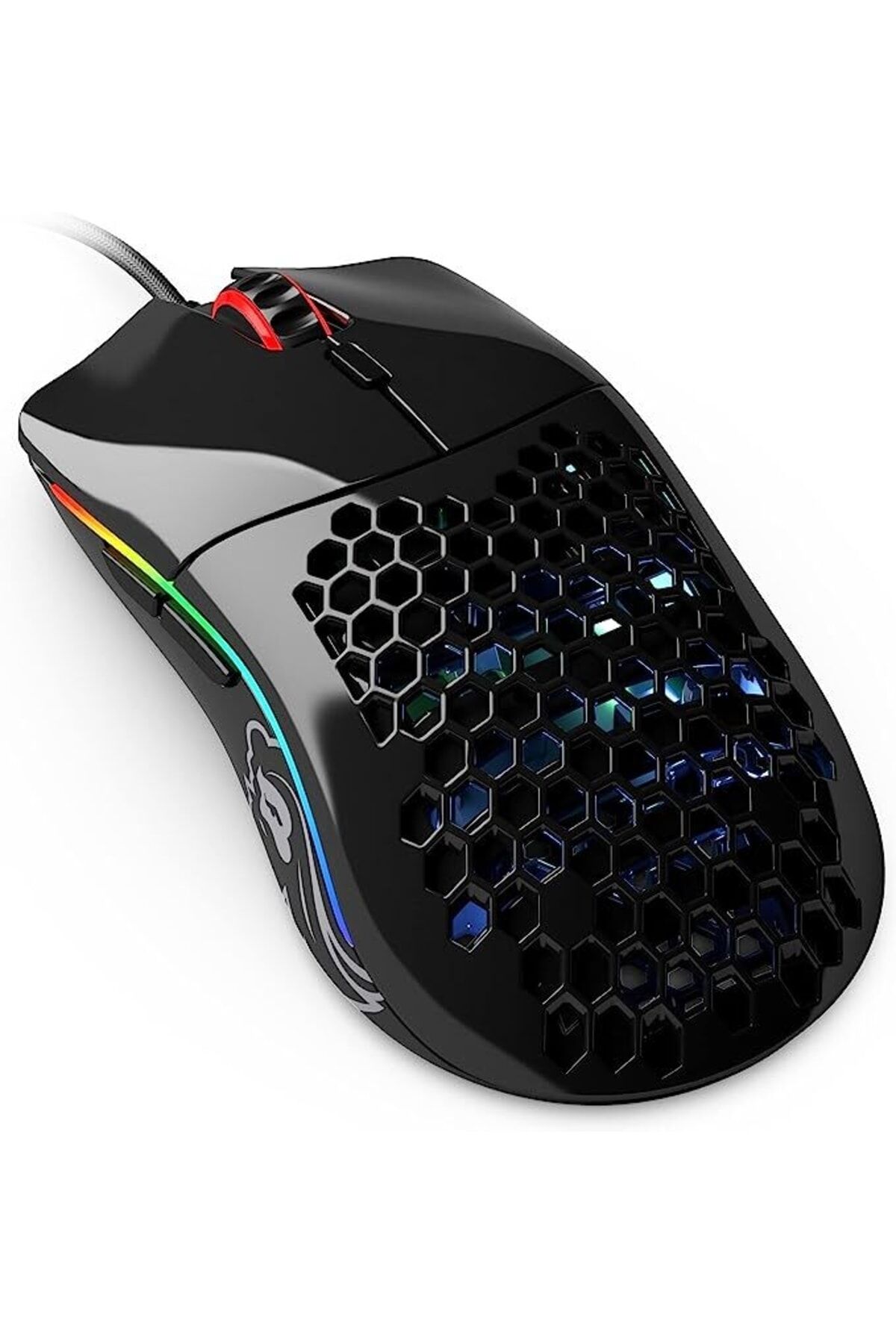 Glorious Model O Kablolu Parlak Siyah RGB Oyuncu Mouse GO-GBLACK