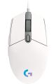 Logitech G102 Beyaz Lightsync Gaming Mouse + Oem Gaming Mouse Pad 40x30cm