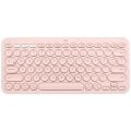 Logitech K380 Bluetooth Multimedya Türkçe Q Klavye - Pembe
