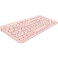 Logitech K380 Bluetooth Multimedya Türkçe Q Klavye - Pembe