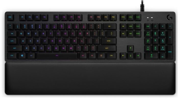 Logitech G513 Usb Kablolu Lightsync Gx Blue Switch RGB Işıklı Mekanik Gaming Q Klavye