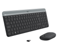 Logitech MK470 Slim Combo Kablosuz Klavye Mouse Set - Siyah
