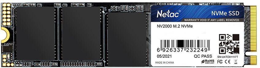 Netac NV2000 M.2 2280 NVMe 3D SSD 512GB
