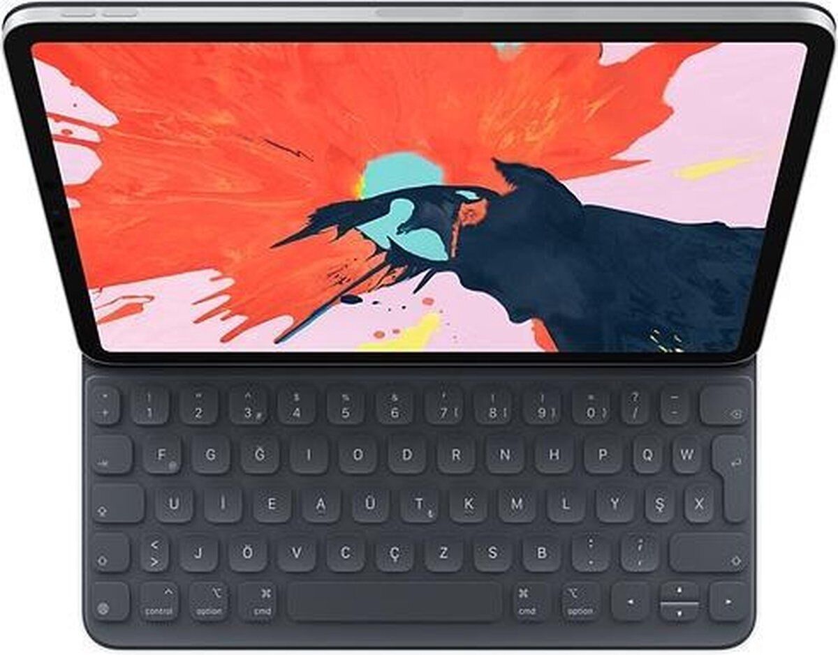 Apple iPad Pro 11 inç 1&2&3&4. Nesil Uyumlu Taşınabilir Akıllı Türkçe Q Klavyeli Kılıf