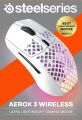 SteelSeries Aerox 3 Wireless Snow Kablosuz Gaming Mouse - Beyaz