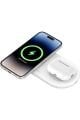 Belkin BoostCharge Pro 2'si 1 Uyumlu arada MageSafe Kablosuz Şarj İstasyonu WIZ021vfWH