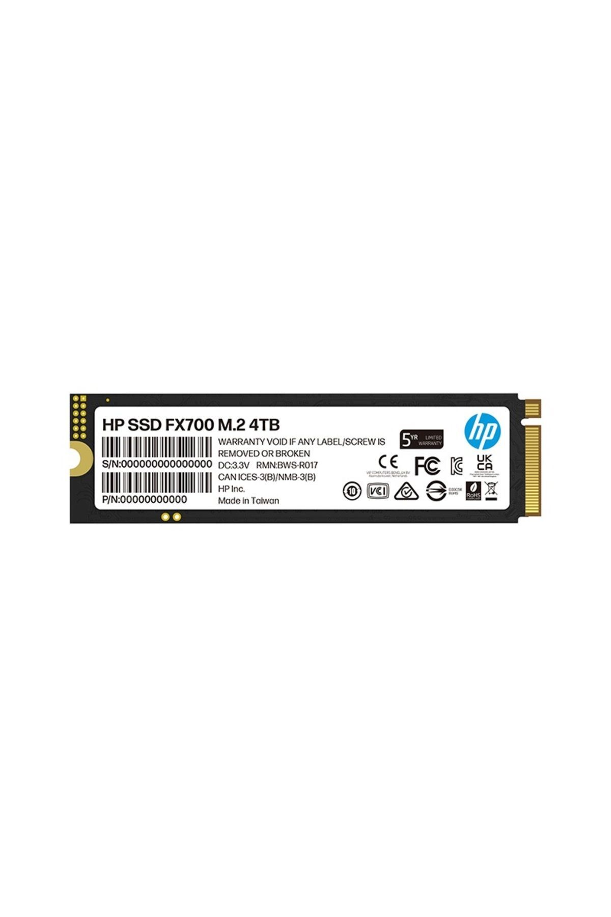 HP FX700 4TB 7200MB/s - 6200MB/s PCI-e NVMe M.2 SSD 8U2N7AA