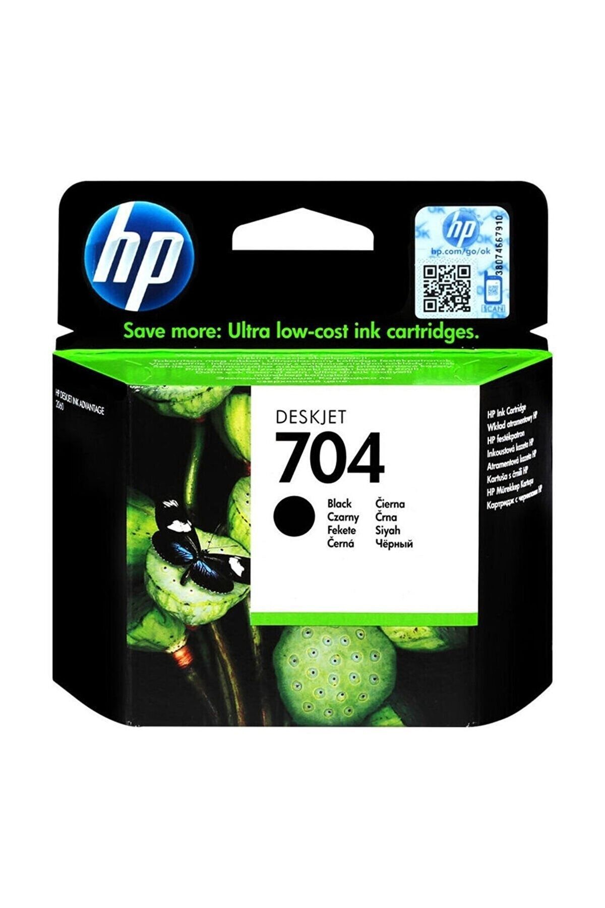 HP CN692AE Siyah Mürekkep Kartuş (704)