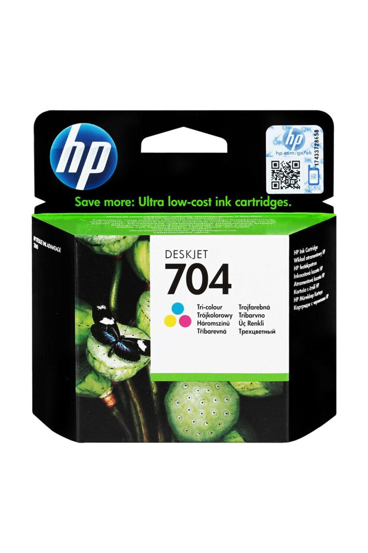HP CN693AE Renkli Mürekkep Kartuş (704)