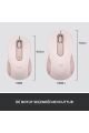 Logitech Signature M650 Küçük ve Orta Boy Sağ El Için Sessiz Kablosuz Mouse - Pembe