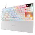 SteelSeries Apex Pro TKL Gen 3 OmniPoint 3.0 HiperManyetik Switch RGB Mekanik Kablolu Oyuncu Klavyesi (UK) - Beyaz
