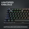 Logitech G PRO X TKL LIGHTSPEED Kablosuz LIGHTSYNC RGB Mekanik Tactile Switch İngilizce Oyun Klavyesi - Siyah