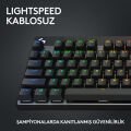 Logitech G PRO X TKL LIGHTSPEED Kablosuz LIGHTSYNC RGB Mekanik Tactile Switch İngilizce Oyun Klavyesi - Siyah