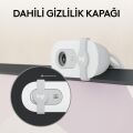 Logitech Brio 100 Full HD 1080p Gizlilik Kapaklı Mikrofonlu Web Kamerası - Beyaz