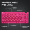 Logitech G PRO X TKL LIGHTSPEED Kablosuz LIGHTSYNC RGB Mekanik Tactile Switch İngilizce Oyun Klavyesi - Pembe