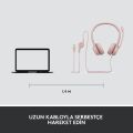 Logitech H390 USB Gürültü Önleyici Mikrofonlu Kulaklık - Pembe