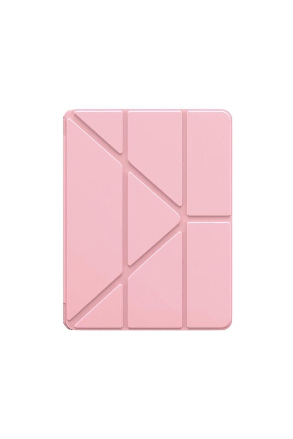 Baseus Minimalist iPad Air 13'' Tablet Kılıfı - Pembe