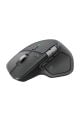 Logitech MX Master 4 Dokunsal Geri Bildirimli 8000 DPI Sessiz Kablosuz Bluetooth Mouse - Koyu Gri