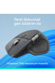 Logitech MX Master 4 Dokunsal Geri Bildirimli 8000 DPI Sessiz Kablosuz Bluetooth Mouse - Koyu Gri