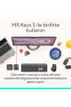 Logitech MX Master 4 Dokunsal Geri Bildirimli 8000 DPI Sessiz Kablosuz Bluetooth Mouse - Koyu Gri