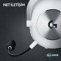Logitech G PRO X 2 LIGHTSPEED Kablosuz DTS:X Headphone 2.0 - 7.1 Surround Ses Oyun Kulaklığı - Beyaz