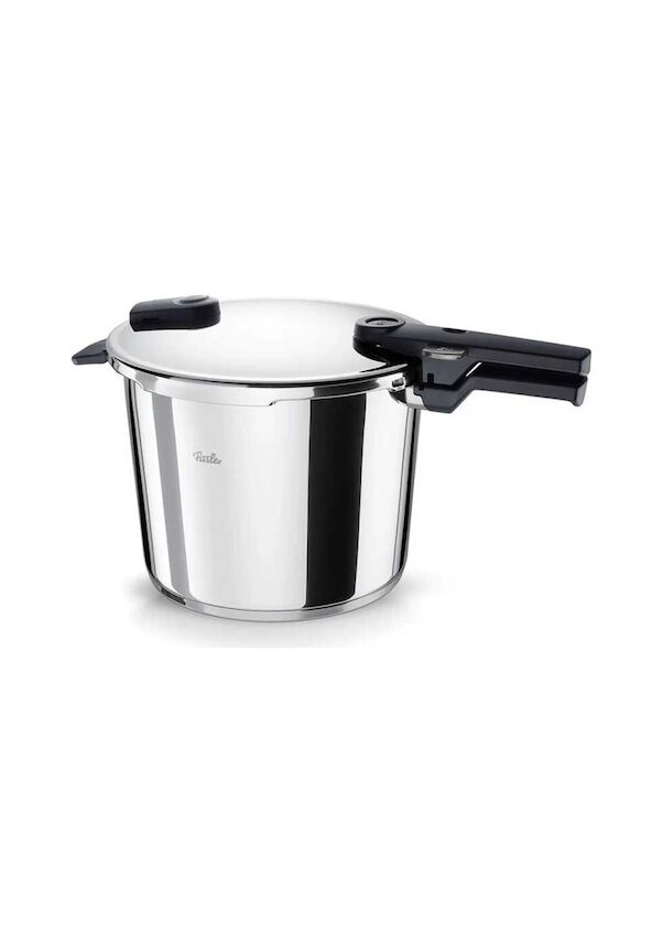 Fissler Vitaquick Glossy 10 Litre Düdüklü Tencere Gri