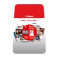 Canon PG-46 CL-56 Pixma E404/E414/E464/E484 Siyah-Renkli Kartuş Fotoğraf Kağıdı Hediyeli