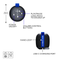Ultimate Ears WONDERBOOM Play Taşınabilir Su Geçirmez Bluetooth Hoparlör Siyah