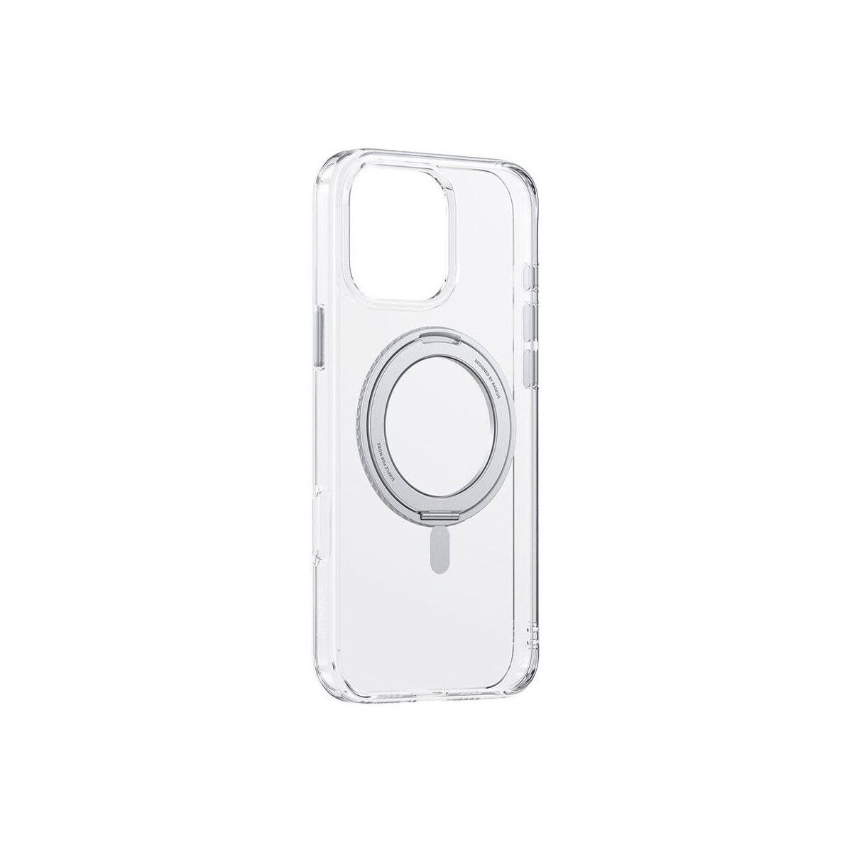 Baseus SkyRing Serisi 360° MagSafe Telefon Kılıfı Standlı iPhone 16 Pro Max - Şeffaf