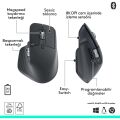 Logitech MX Master 3S Bluetooth Edition Performans 8000 DPI Optik Sensörlü Sessiz Kablosuz Mouse, Siyah
