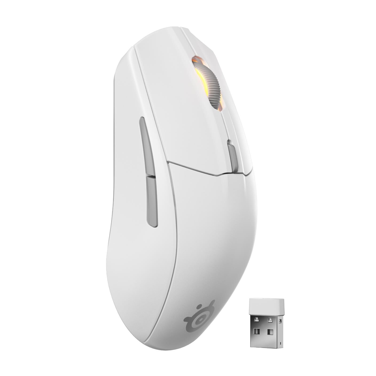 SteelSeries Rival 3 Wireless Gen 2 Gaming Mouse - 2.4GHz ve Bluetooth Bağlantı - Beyaz