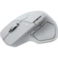 Logitech MX Master 4 Dokunsal Geri Bildirimli 8000 DPI Sessiz Kablosuz Bluetooth Mouse - Açık Gri