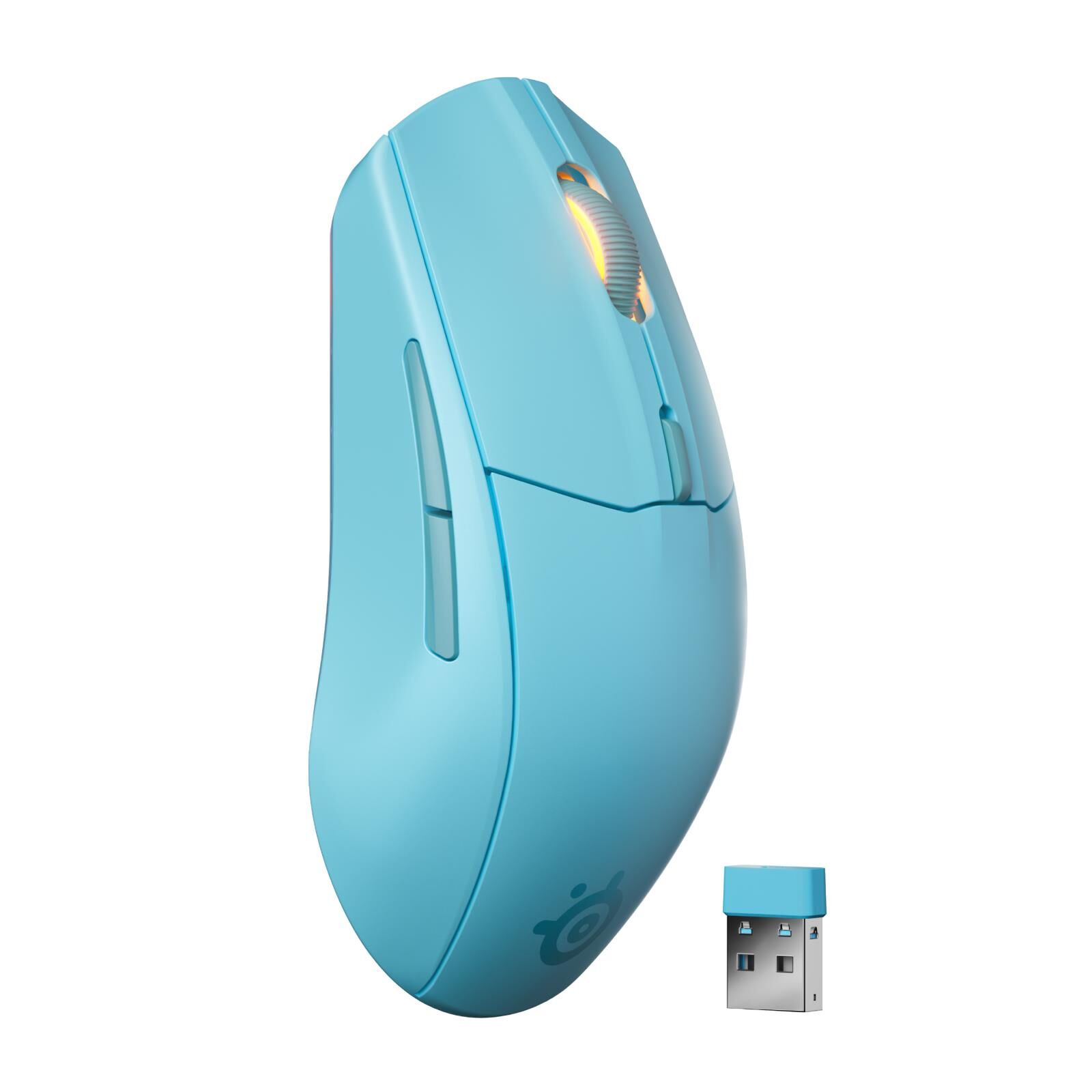SteelSeries Rival 3 Wireless Gen 2 Gaming Mouse - 2.4GHz ve Bluetooth Bağlantı - Mavi