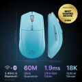 SteelSeries Rival 3 Wireless Gen 2 Gaming Mouse - 2.4GHz ve Bluetooth Bağlantı - Mavi