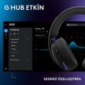 Logitech G325 Lıghtspeed Bluetooth Kablosuz Mikrofonlu Oyuncu Kulaklığı, Siyah