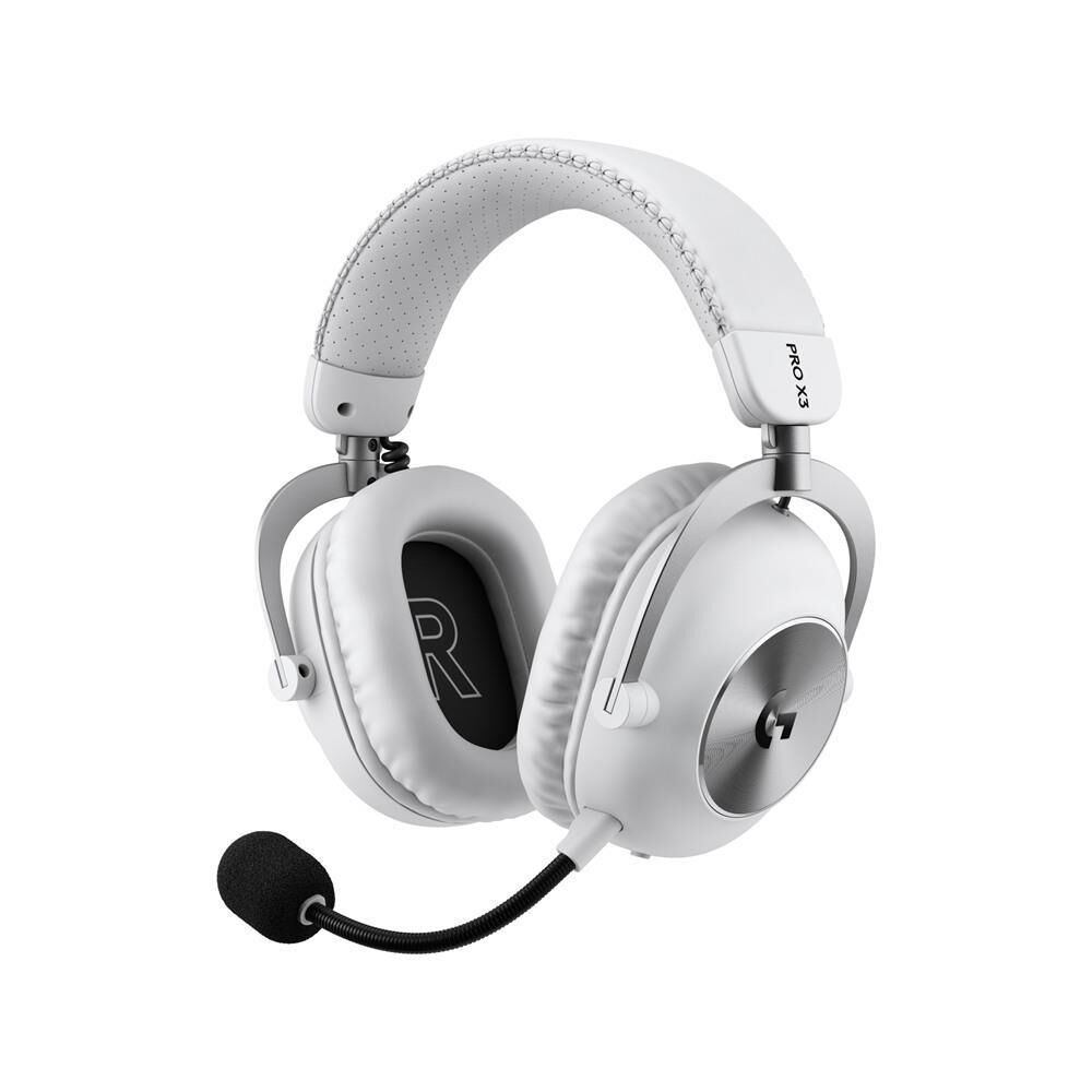 Logitech G Pro X3 Lightspeed Kablosuz Bluetooth Oyuncu Kulaklığı - Beyaz