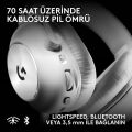 Logitech G Pro X3 Lightspeed Kablosuz Bluetooth Oyuncu Kulaklığı - Beyaz