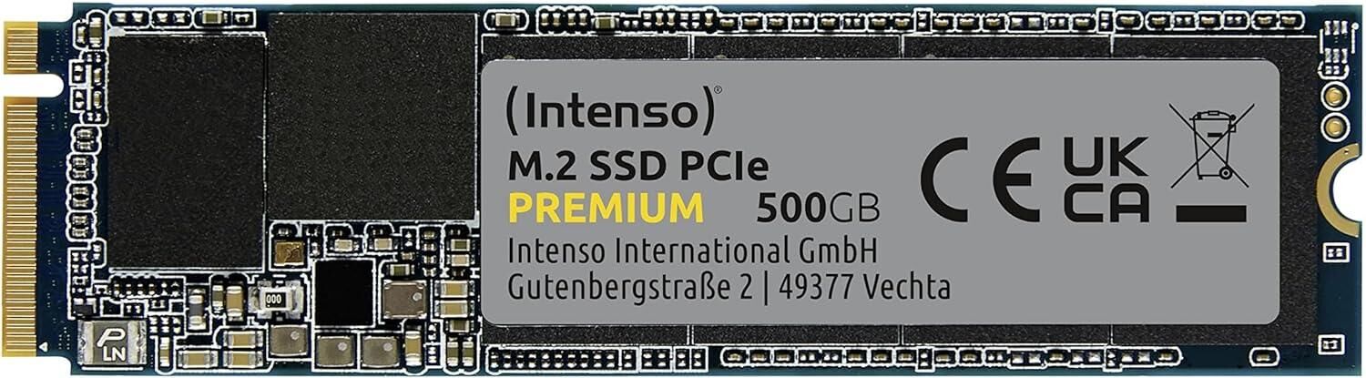 Intenso Premium 3835450 500GB 2100/1700MB/S M.2 Nvme Gen3 PCIe SSD