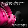 Logitech G Pro X3 Lightspeed Kablosuz Bluetooth Oyuncu Kulaklığı - Pembe