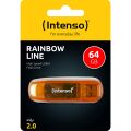 Intenso 64GB Usb2.0 Rainbow Line Flash Bellek 3502490